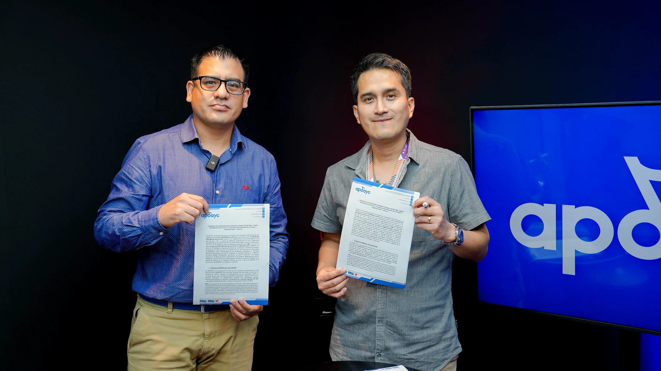 Convenio PMA y APDAYC Convenio PMA y APDAYC